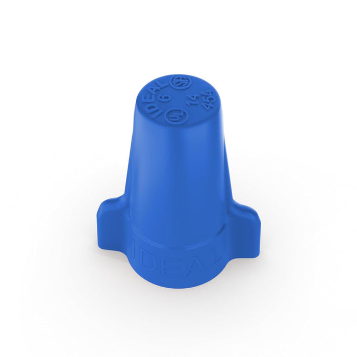 IDEAL Industries IDEAL 30-454 Wing-Nut 454 Blue Wire Connector 25 Pack 30-454