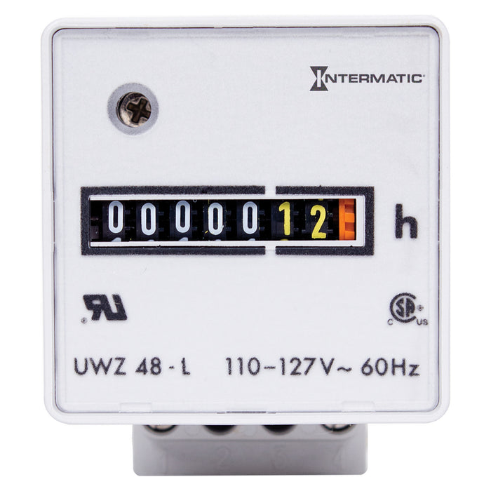Intermatic UWZ48-120U Surface-Mount AC Hour Meter 120V