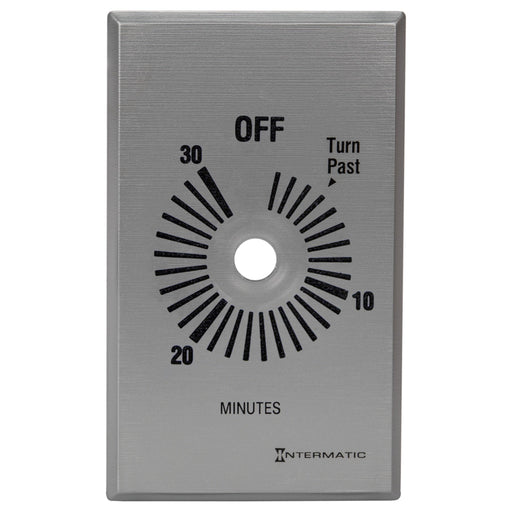 Intermatic Intermatic FF30MP 30-Minute Timer Replacement Plate Silver FF30MP