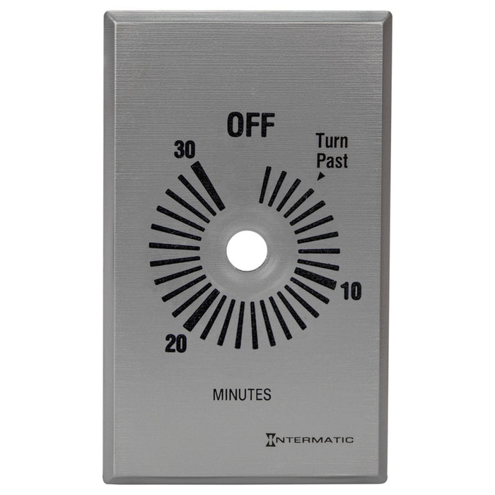 Intermatic Intermatic FF30MP 30-Minute Timer Replacement Plate Silver FF30MP