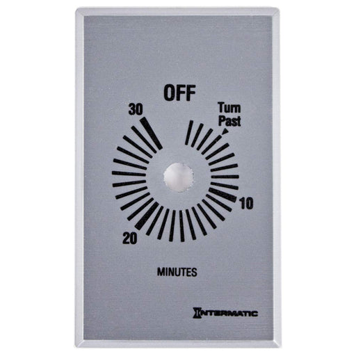Intermatic Intermatic FF30MP 30-Minute Timer Replacement Plate Silver FF30MP