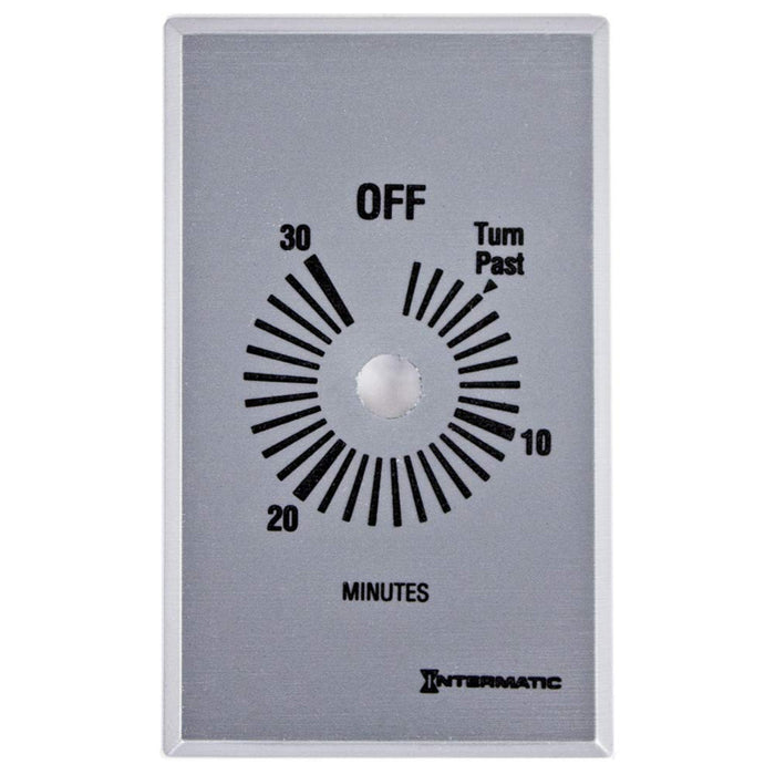 Intermatic Intermatic FF30MP 30-Minute Timer Replacement Plate Silver FF30MP