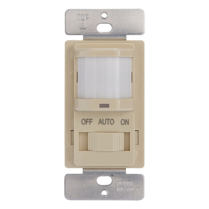 Intermatic Intermatic IOS-DSIF-IV In-Wall PIR Occupancy Sensor, Ivory, 120V IOS-DSIF-IV