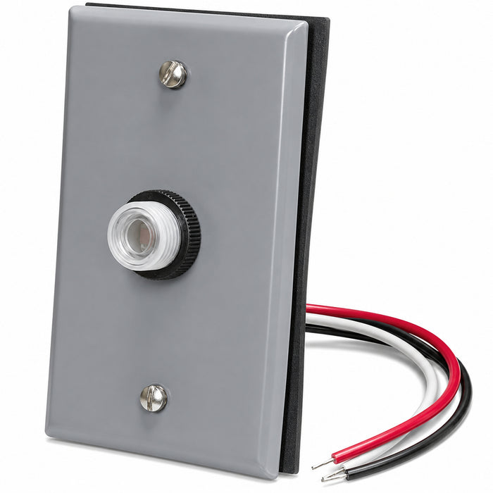 Intermatic K4321C Wall Mount Thermal Photocontrol with Wall Plate 120V