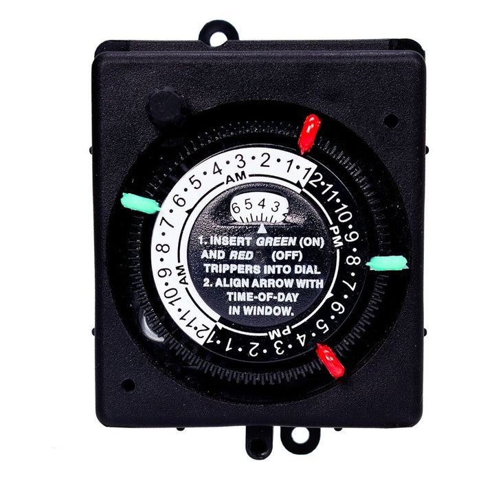 Intermatic Intermatic PB914N84 24-Hour Mechanical Panel-Mount Timer 20A 208-277V PB914N84