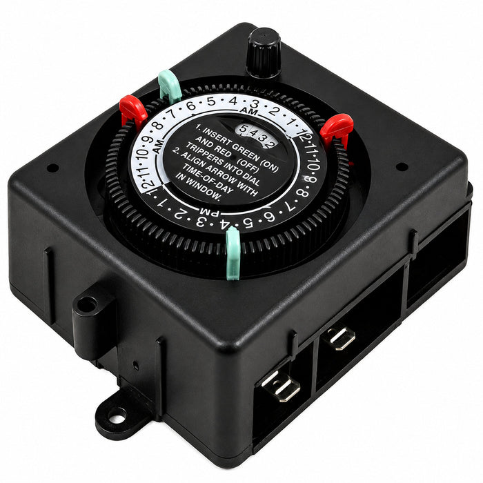 Intermatic Intermatic PB914N84 24-Hour Mechanical Panel-Mount Timer 20A 208-277V PB914N84