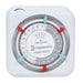 Intermatic TN311 heavy-duty grounded timer with 24-hour mechanical dial and color-coded ON/OFF trippers.