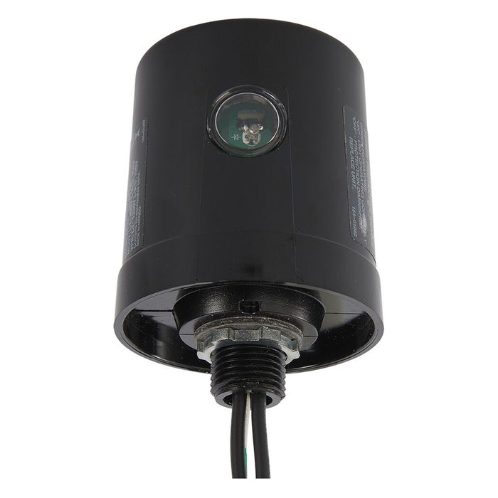 Intermatic AG6503C3 3-phase surge protective device with black Type 4X enclosure, status indicator, threaded nipple, and wire leads.