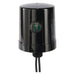 Intermatic AG6503C3 347/600VAC surge protector shown from the front with black cylindrical enclosure and wire leads.