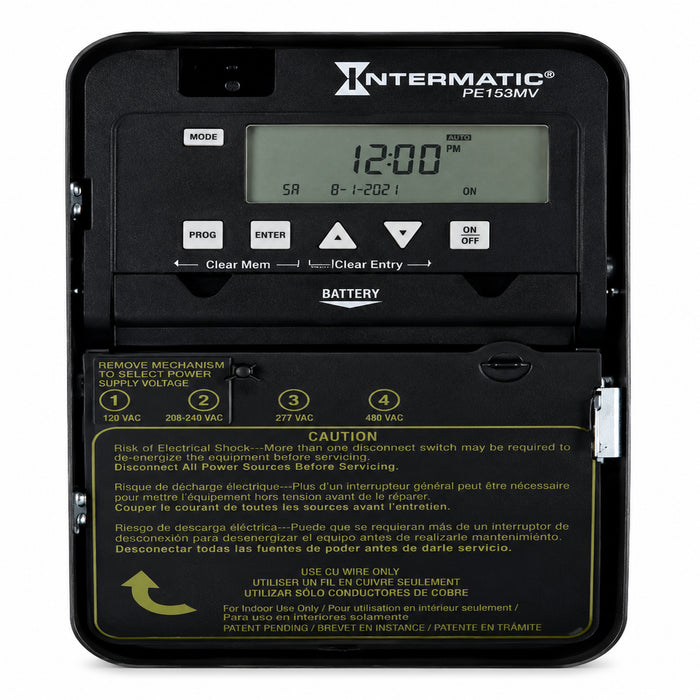 Intermatic ET1105C 24-hour electronic timer control with digital display and programming buttons, front view