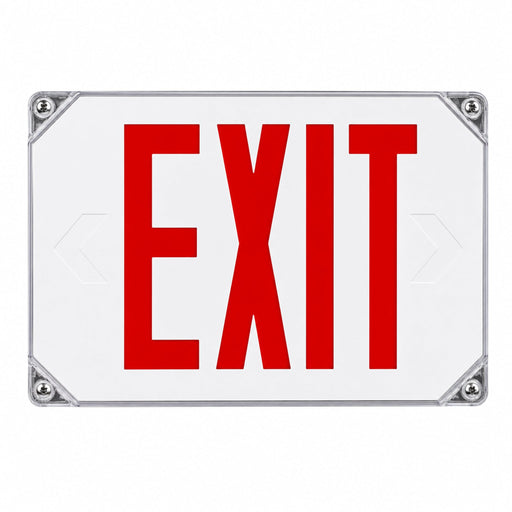 Keystone Keystone KT-EX-TP2-WH3RL-SD LED Exit Sign Single/Double Face Wet Rated 120/277V KT-EX-TP2-WH3RL-SD