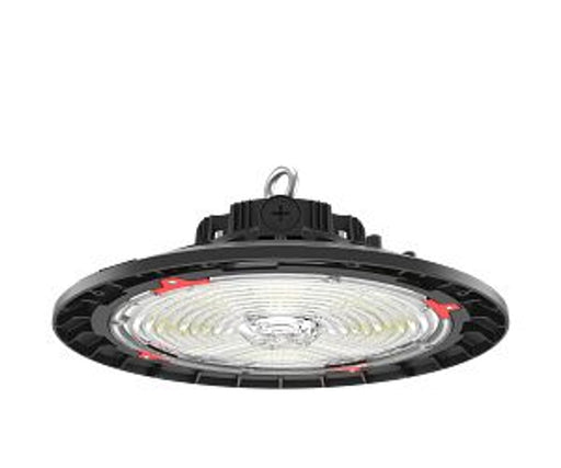 KEYSTONE KEYSTONE 200W Power & Color Selectable 12 Inch Round Highbay Gen 2, 200W/150W/100W, 120-277V, 3000K/4000K/5000K, 0-10V Dimming, Black, O-Bolt & J-Hook Included KT-RHLED200PS-12C-8CSB-VDIM/G2