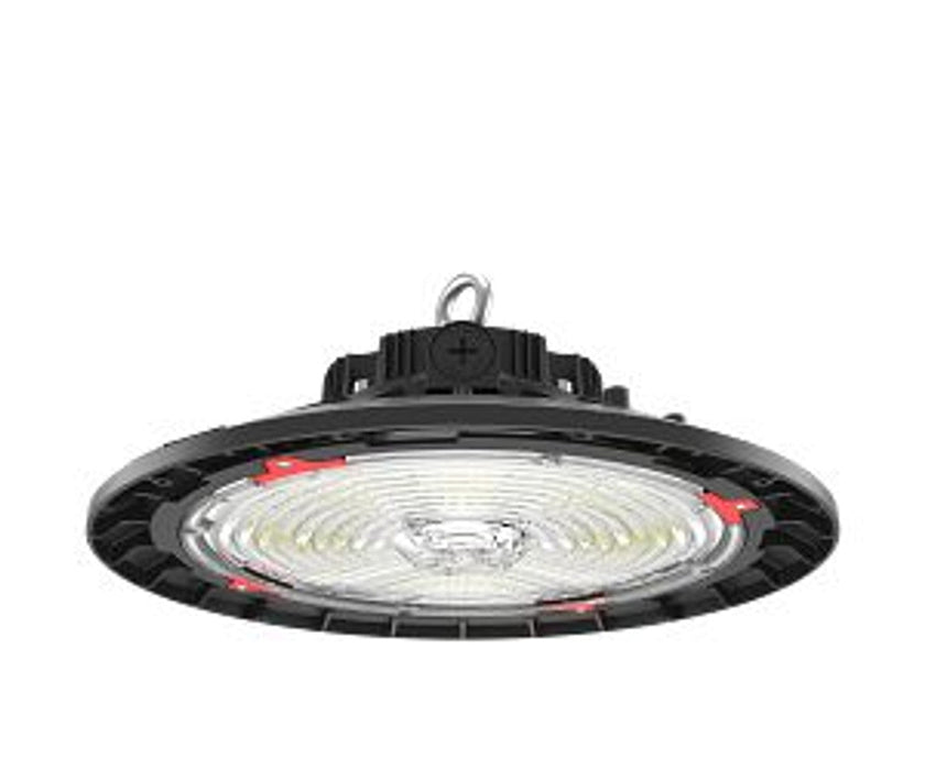 KEYSTONE KEYSTONE 200W Power & Color Selectable 12 Inch Round Highbay Gen 2, 200W/150W/100W, 120-277V, 3000K/4000K/5000K, 0-10V Dimming, Black, O-Bolt & J-Hook Included KT-RHLED200PS-12C-8CSB-VDIM/G2