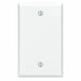 Leviton Leviton 80714-W 1-Gang Blank Wallplate Standard Size White 002-80714-W