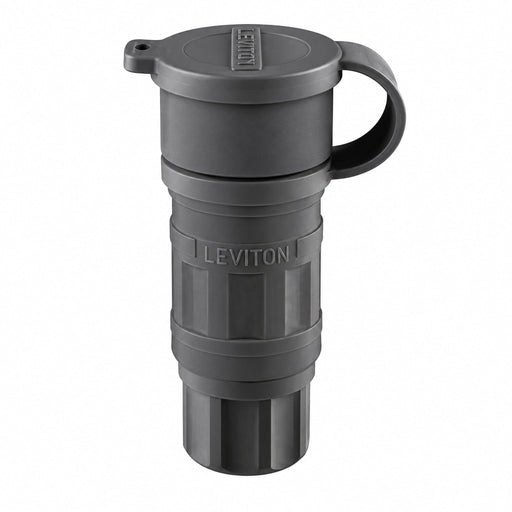 Leviton Leviton 15W47-B Wetguard 5-15R Watertight Connector, 15A 125V, Black 15W47-B