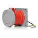 Leviton Leviton 460R7WLEV IEC Pin & Sleeve Receptacle 60A 480V 3-Phase 460R7WLEV