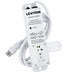 Leviton Leviton 5302M-2N7 Medical Grade Power Strip, 20A 125V, 2-Outlet, 7-ft Cord 5302M-2N7