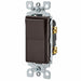 Leviton Leviton 5601-2 Decora Single-Pole Rocker Switch 15A 120/277V Brown 5601-2