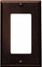 Leviton Leviton 80401 1-Gang Decora/GFCI Standard Wallplate, Brown 80401