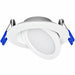 Leviton Leviton DAR40-S1W 4-Inch Round Adjustable LED Downlight 10W 5-CCT DAR40-S1W