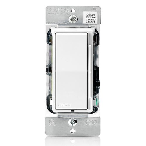 Leviton Leviton DSL06 - 1L Decora Slide LED Dimmer 300W Single Pole/3 - Way DSL06-1LZ