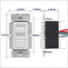 Leviton Leviton IPL06 - 10 IllumaTech LED Dimmer 150W Single Pole/3 - Way IPL06-10Z