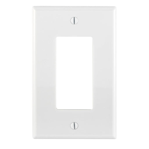 Leviton Leviton PJ26-W 1-Gang Decora/GFCI Midway Nylon Wallplate, White PJ26-W