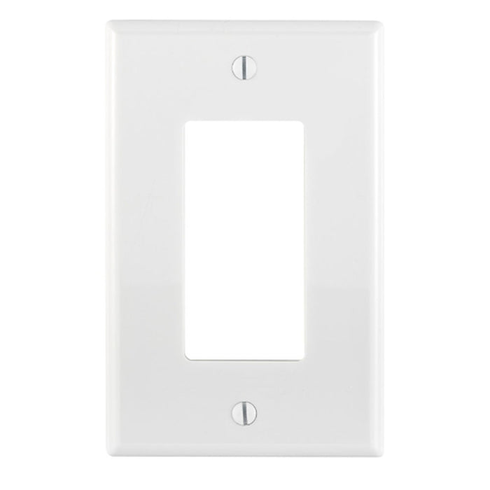 Leviton Leviton PJ26-W 1-Gang Decora/GFCI Midway Nylon Wallplate, White PJ26-W