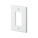 Leviton Leviton PJ26-W 1-Gang Decora/GFCI Midway Nylon Wallplate, White PJ26-W