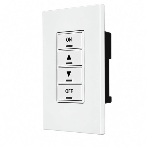 Leviton Leviton PLVSW-4LW 4-Button Low-Voltage Lighting Control Keypad White PLVSW-4LW