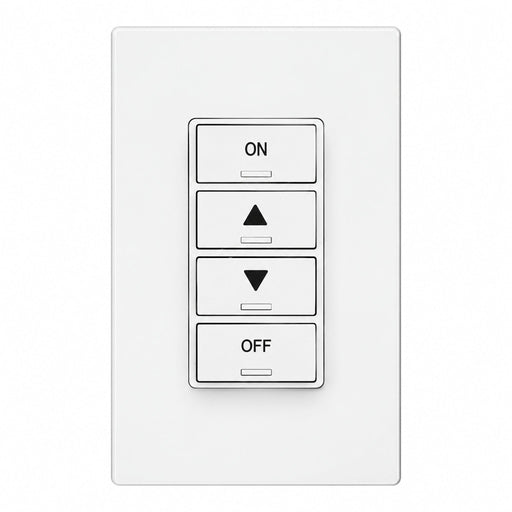 Leviton Leviton PLVSW-4LW 4-Button Low-Voltage Lighting Control Keypad White PLVSW-4LW