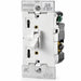 Leviton Leviton TSL06-1LW Toggle Slide Dimmer 300W LED/CFL 600W Incandescent White TSL06-1LW