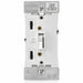 Leviton Leviton TSL06-1LW Toggle Slide Dimmer 300W LED/CFL 600W Incandescent White TSL06-1LW