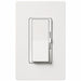 Lutron DVCL-153PH Diva C•L white dimmer switch with paddle control and side dimming slider.