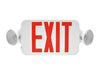 MaxLite MaxLite EXC-RWRC LED Emergency Exit Combo Remote Head Thermoplastic White 120-277V EXC-RWRC