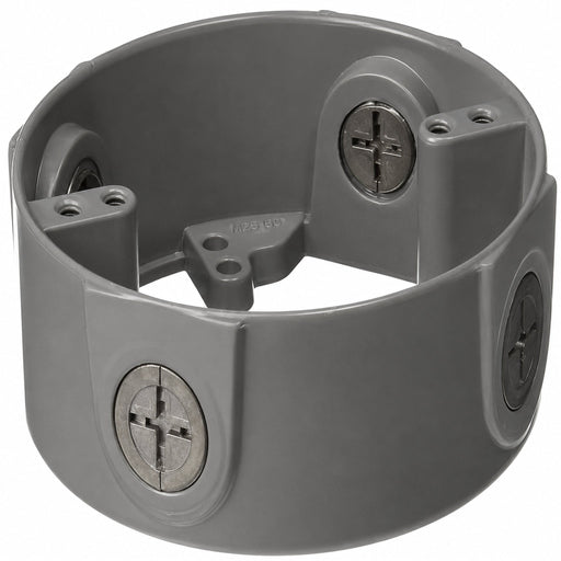 Morris Morris 36710 4" Round Weatherproof Box Extension 4-Hole Gray 36710