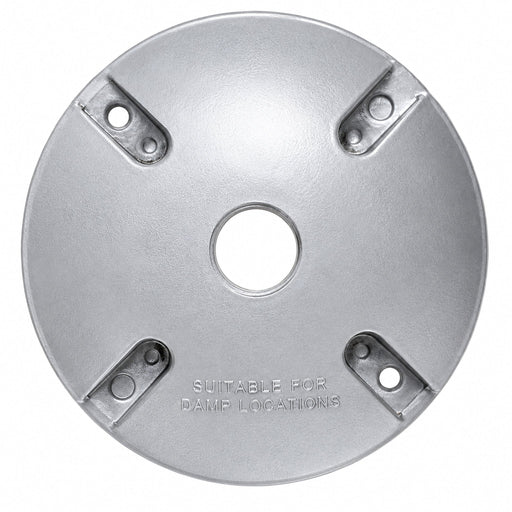 Morris Morris 36810 4" Round Weatherproof Cover 1-Hole 1/2" Gray 36810