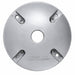 Morris Morris 36810 4" Round Weatherproof Cover 1-Hole 1/2" Gray 36810