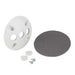 Morris Morris 36832 4-Inch Round 3-Hole Weatherproof Cover, White 36832