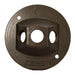 Morris Morris 36844 4" Round Weatherproof Cover 3-Hole 1/2" Bronze 36844