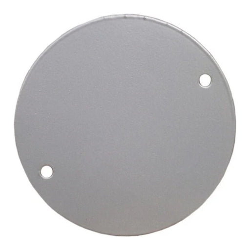 Morris Morris 36850 4-Inch Round Blank Weatherproof Cover, Gray 36850