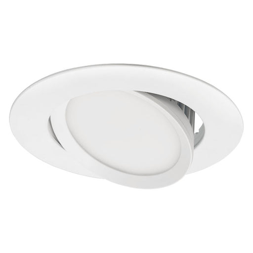 NICOR Dcg Series 4" White 7W Cct SelectablNicor DCG43120SWHe 27K/30K/35K/40K/50K Recessed Gimbal Led DCG43120SWH