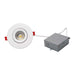 NICOR Nicor DGC43120SRDWH Economy Canless 4" Round 9W Led Gimbal Downlight Cct Selectable DGC43120SRDWH
