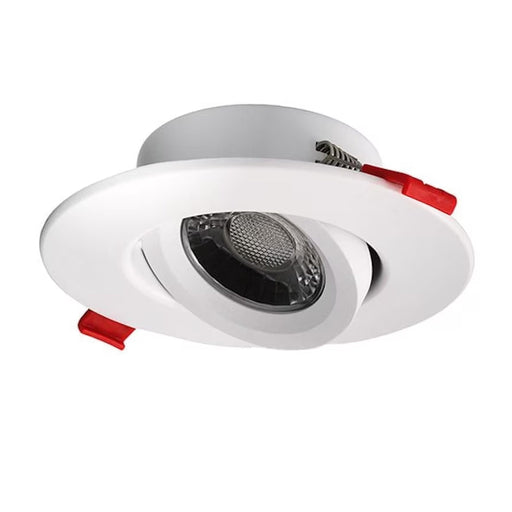 NICOR NICOR DGC43120SRDWH 4 Inch Canless LED Gimbal Downlight 9W 5CCT White 120V DGC43120SRDWH