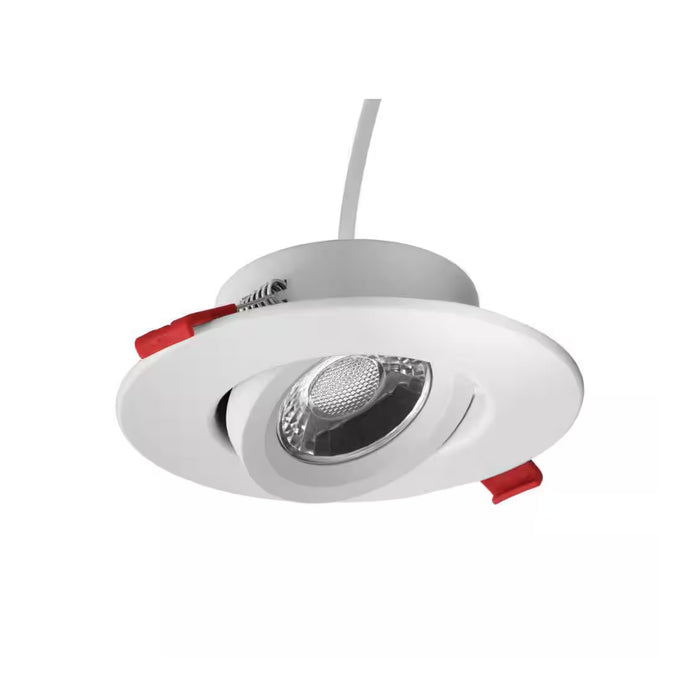 NICOR NICOR DGC43120SRDWH 4 Inch Canless LED Gimbal Downlight 9W 5CCT White 120V DGC43120SRDWH