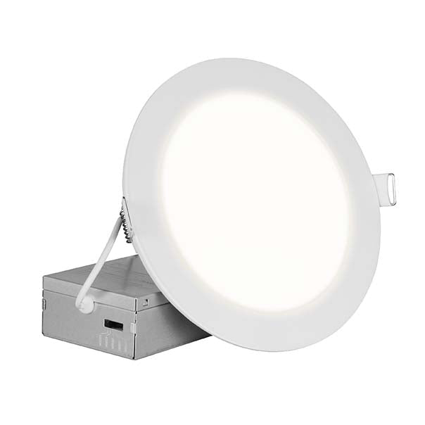 NICOR NICOR REL41120SSQWH Square Edge Lit LED Canless Downlight 10W 5CCTSelectables REL41120SSQWH