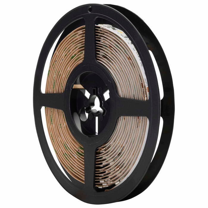SATCO NUVO 64-135 Dimension Pro LED tape light on reel, front angled view