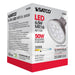Satco S9496 MR16 LED bulb retail box showing product specifications and directional lighting design.