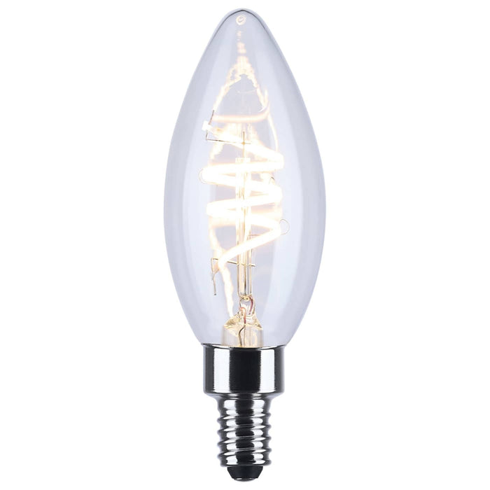 SATCO SATCO S10523R1 B11 Reminiscent LED Bulbs 4W 2700K E12 2-Pack S10523R1