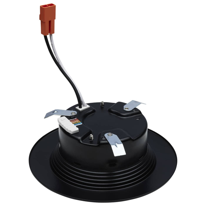 SATCO SATCO S11832R1 4" Residential 7W LED Black Trim Downlight Trim 5 Selectable CCT Settings 120V Wet S11832R1